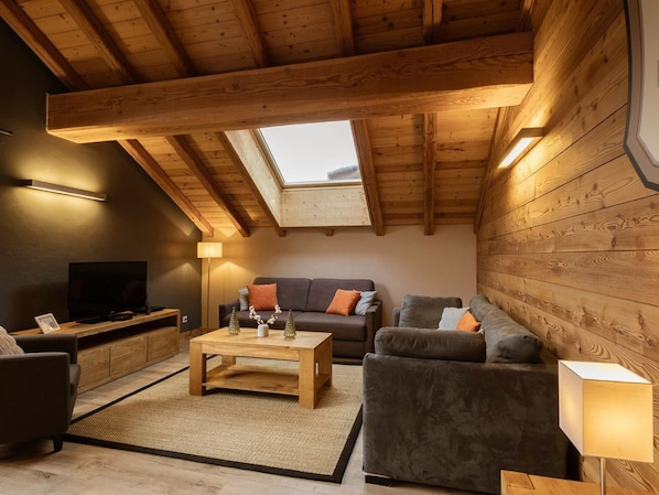 TV, DVD player - 3-room apartment for 6 people with pets allowed (Valloire)