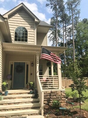 Exterior - Urban Chicken Farmhouse w Hot Tub (Garner)