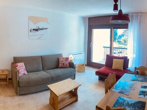 TV - Studio cabin 4 ppl, south balcony, ski locker (Valloire)