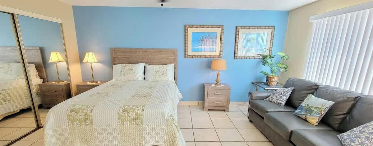 Leilighet, 1 queensize-seng med sovesofa, spabadekar | 1 soverom og wi-fi (inkludert)