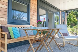 Family Mobile Home, Multiple Bedrooms, Mountainside (Happy House Of Nature) | Outdoor dining - Happy House Of Nature (Šmartno ob Paki)