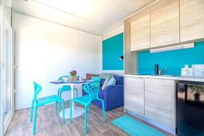 Family Mobile Home, Multiple Bedrooms, Mountainside (Happy House Of Nature) | Dining - Happy House Of Nature (Šmartno ob Paki)