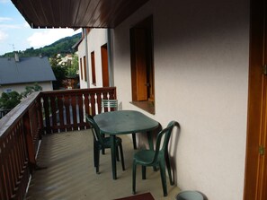 Outdoor dining - Studio for 3, pets allowed, comfortable with balcony in Valloire (Valloire)