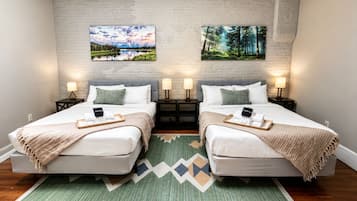2 habitaciones, escritorio, wifi gratis y ropa de cama