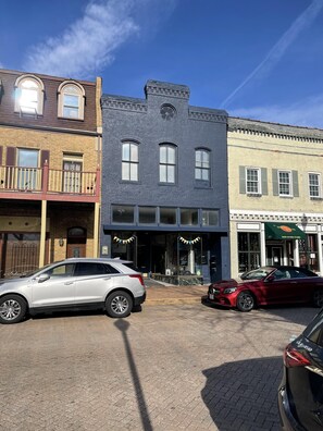 Exterior - Historic Main St Apt | Private Garage (Saint Charles)