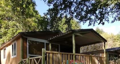 Comfortable family chalet 10 metres from the Dordogne river