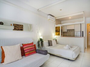 1 makuuhuone, ilmainen Wi-Fi, vuodevaatteet