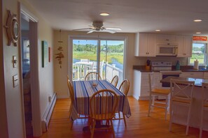 Dining - Fabulous views of beautiful Swan River and the wetlands beyond! (West Dennis)