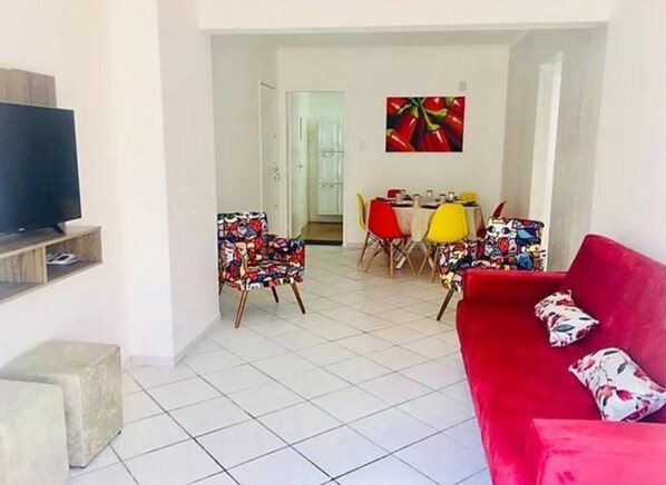 Premium-huoneisto | Oleskelualue | Älytelevisio, Netflix, suoratoistopalvelut