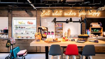 Daily buffet breakfast (EUR 18.50 per person)