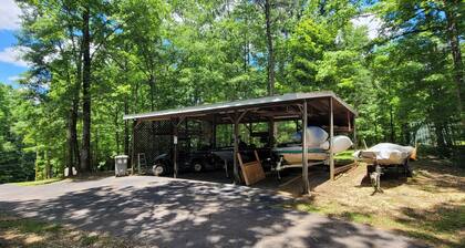 Fish or Relax at "The Oar House" on W.P. Lake