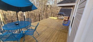 Outdoor dining - Fish or Relax at "The Oar House" on W.P. Lake
 (LaGrange)