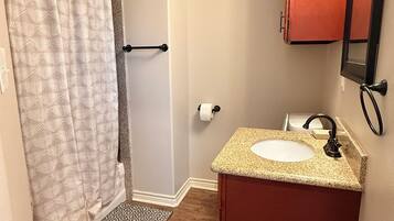 Towels, soap, toilet paper