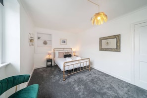 Desk, iron/ironing board, travel crib, free WiFi