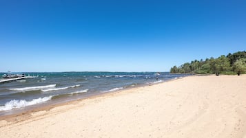 On the beach