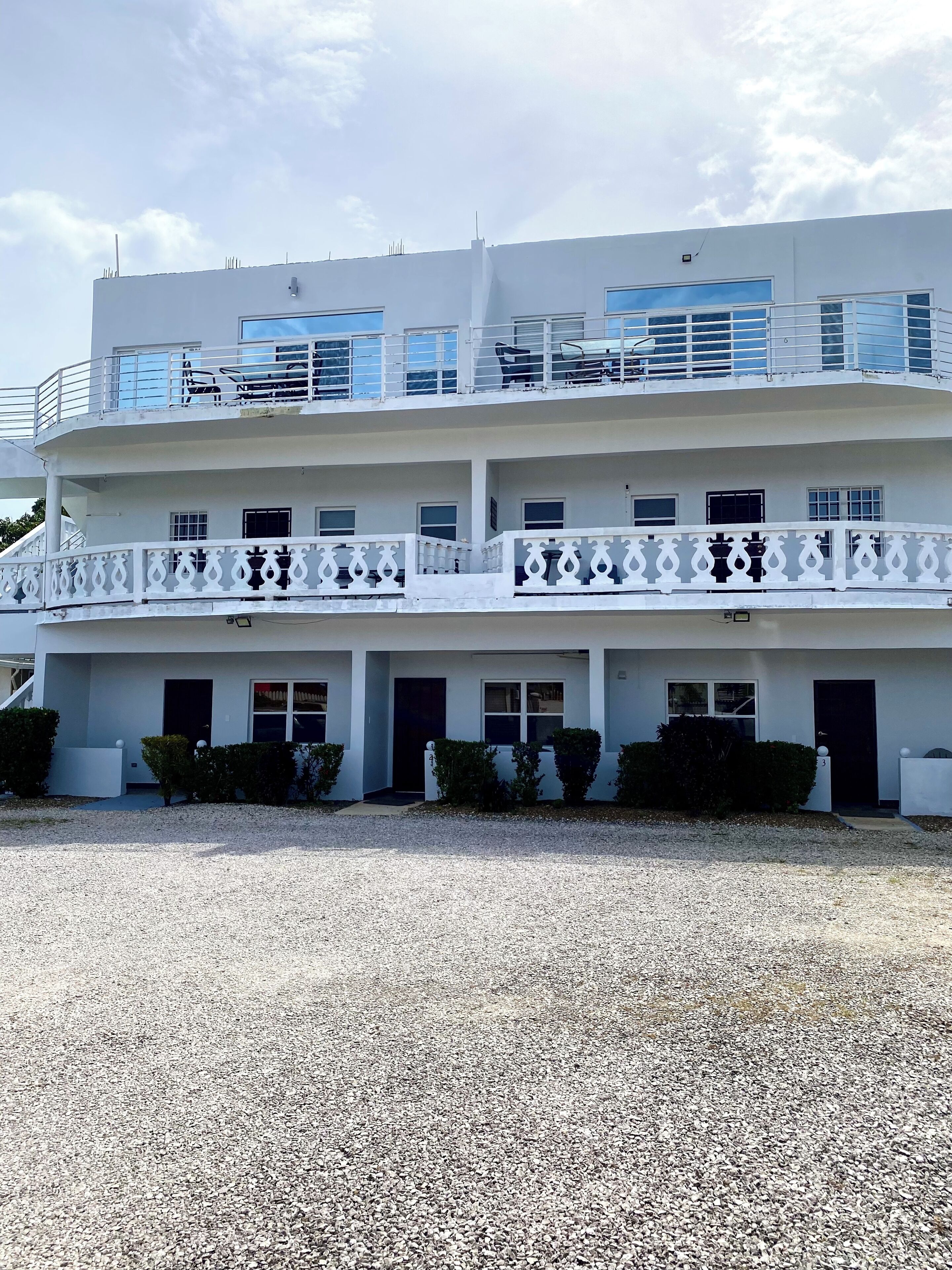 Fassade der Unterkunft