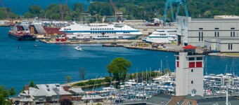 Dog-Friendly Loft w/ Boat Parking, Private Deck & Walkable to Shops!