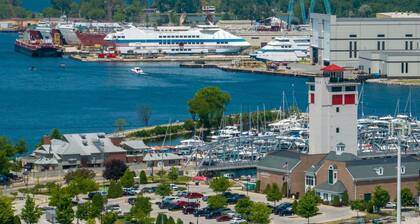 Dog-Friendly Loft w/ Boat Parking, Private Deck & Walkable to Shops!