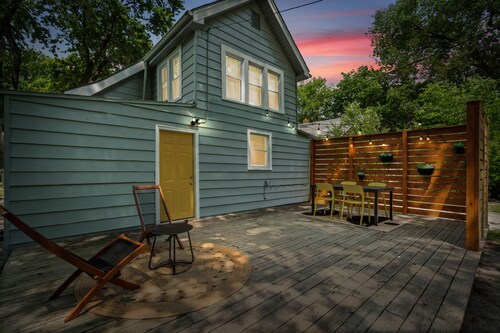 Stylish West Plaza Retreat w/ Huge Yard, BBQ, and Games