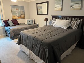 2 Schlafzimmer, Bügeleisen/Bügelbrett, kostenloses WLAN, Bettwäsche