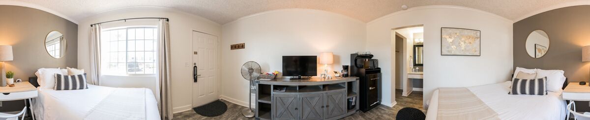 룸, 침대(여러 개) | 각각 다른 스타일의 인테리어, 각각 다르게 가구 비치, 다리미/다리미판, 무료 WiFi