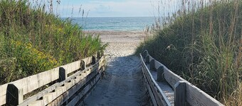 Gorgeous Water Views, Fenced In Yard, & Walk to Beach