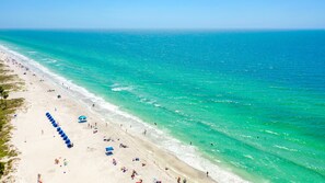 Accommodatie ligt op het strand