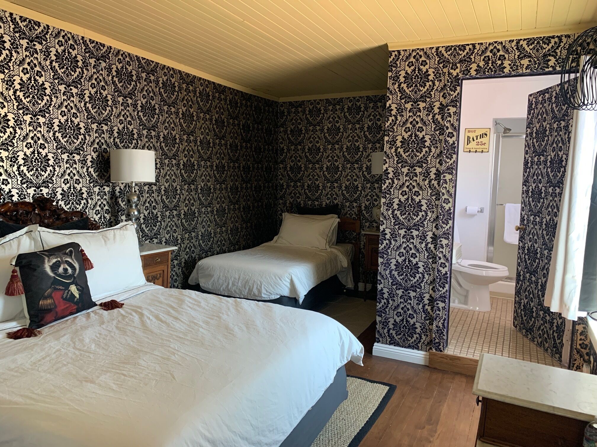 the swazey room | premium bedding, pillow-top beds, individually decorated