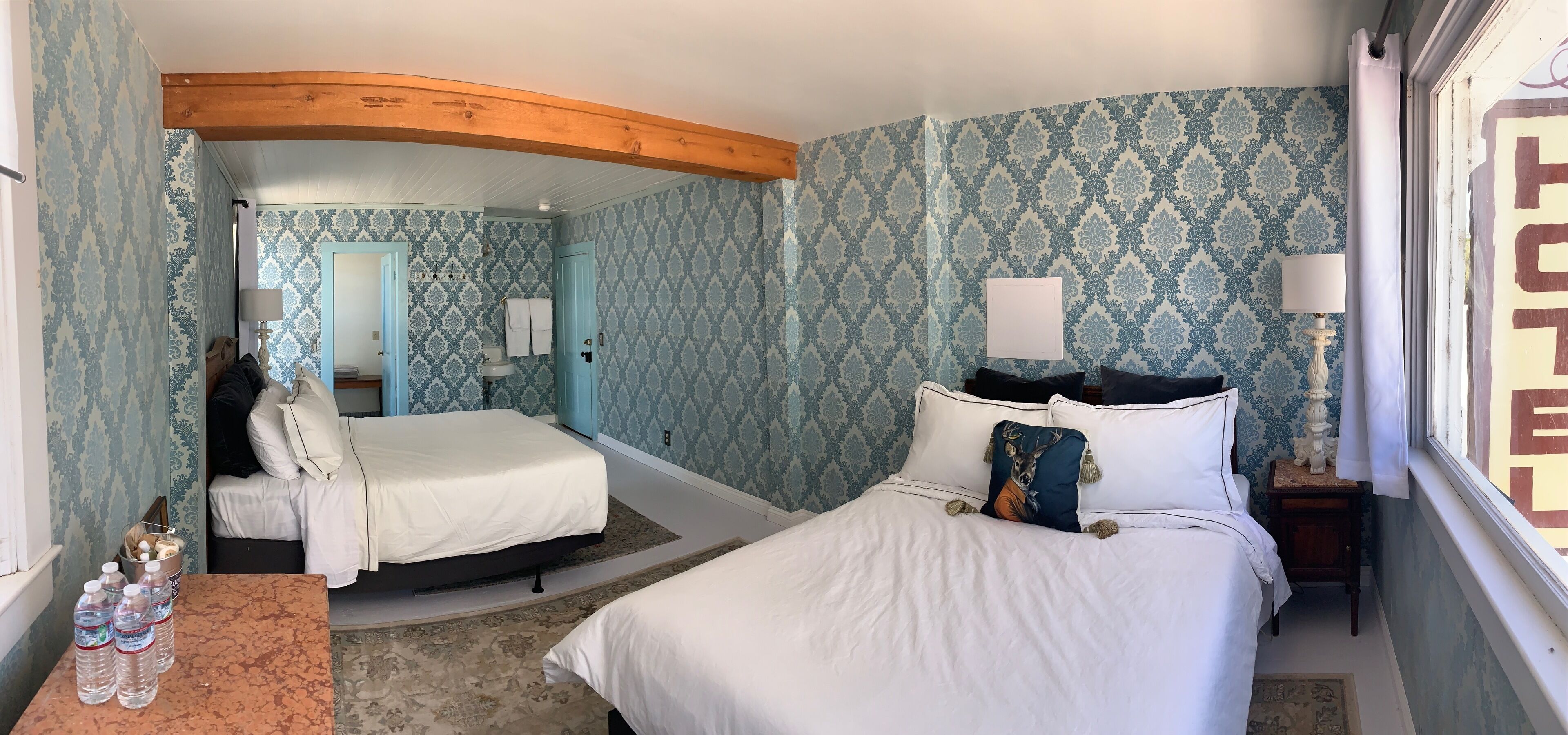 the church room | premium bedding, pillow-top beds, individually decorated