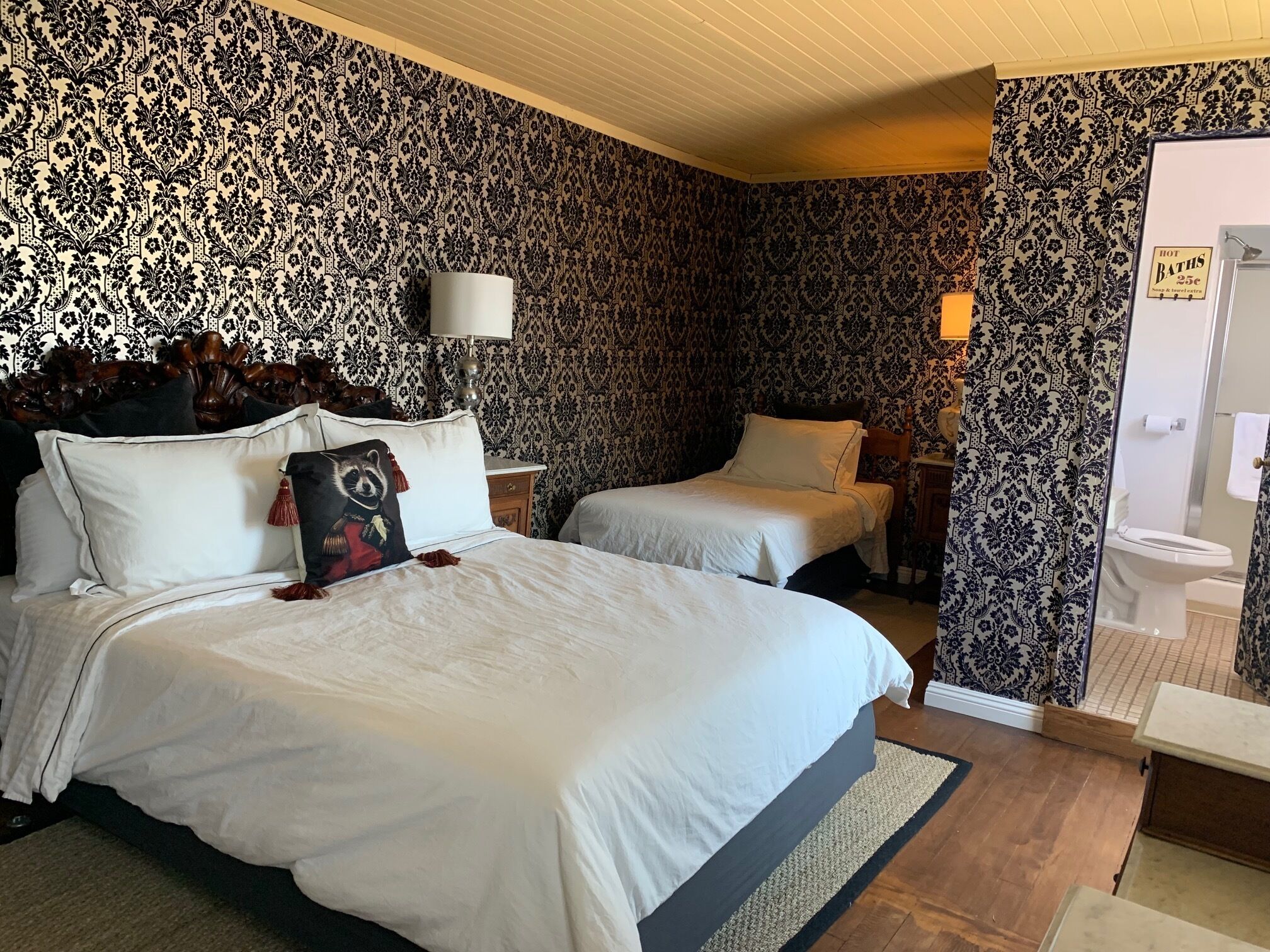 the swazey room | premium bedding, pillow-top beds, individually decorated