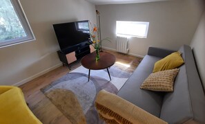 TV connectée, table de tennis de table, livres