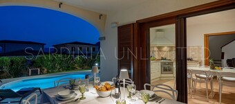 Villa Càrula: Private swimming pool near Lu Impostu