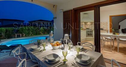 Villa CĂ rula: Private swimming pool near Lu Impostu