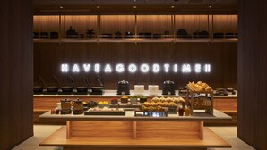 A breakfast buffet with various food items and kitchen appliances. - Cross Life Hakata Tenjin （ORIX HOTELS & RESORTS） (Fukuoka)