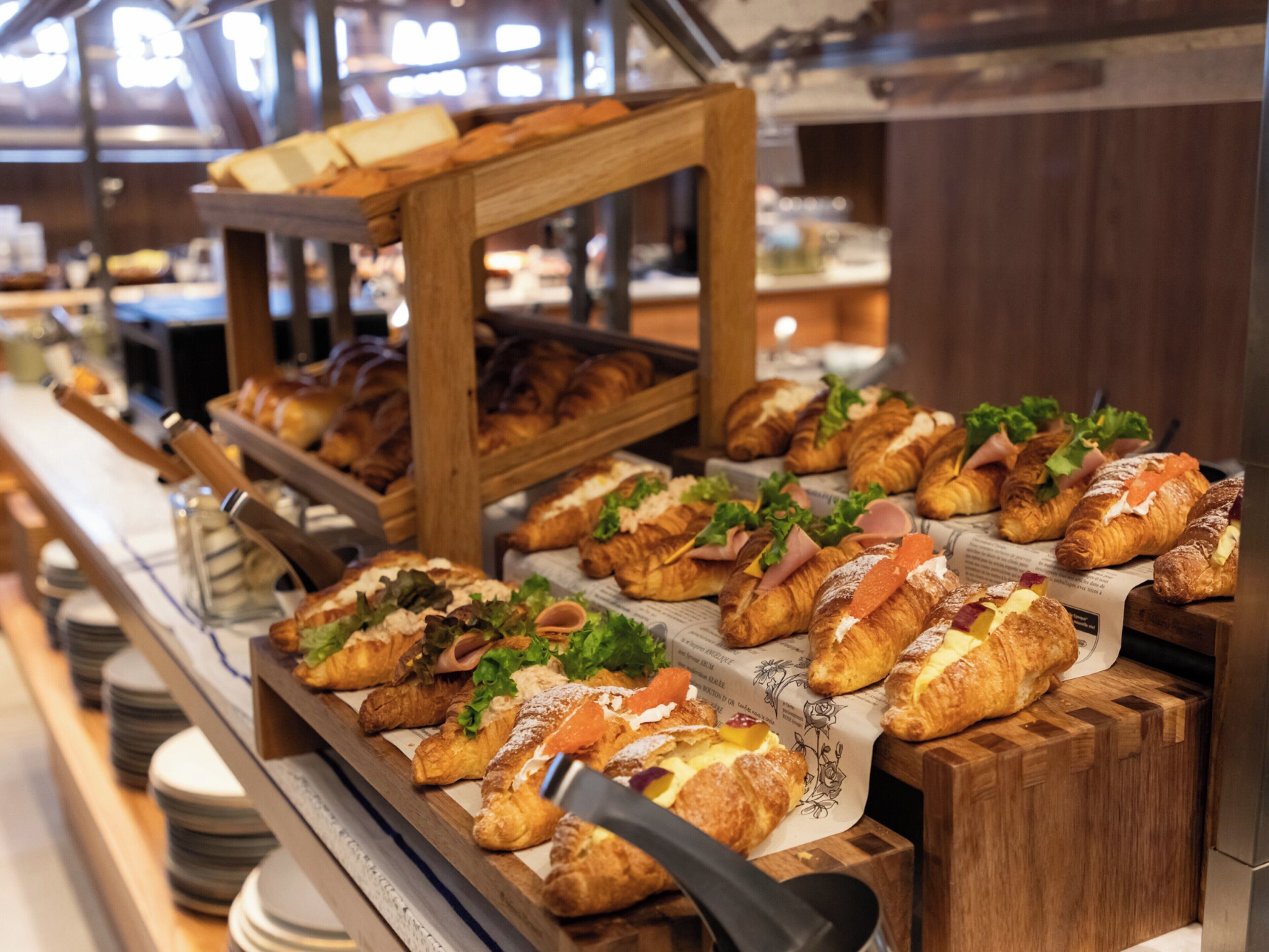 Café da manhã com buffet todos os dias (JPY 2200 por pessoa) 