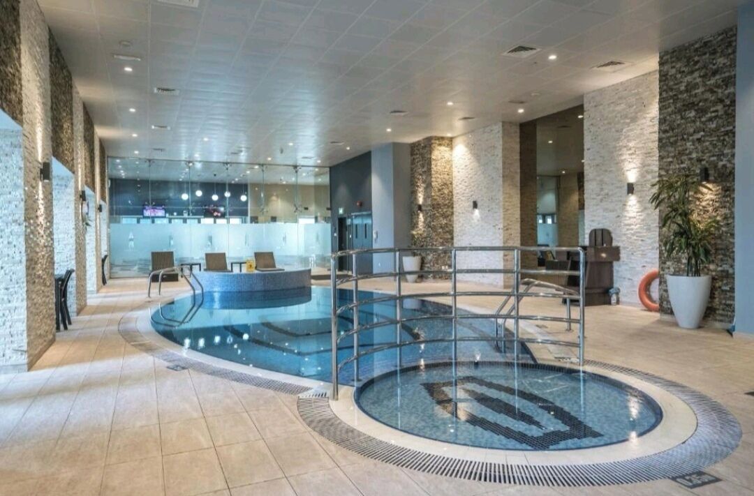 Indoor pool, outdoor pool