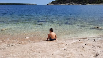 On the beach