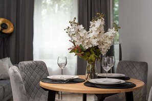 Dining - Braniborska 50 | Apartment near Old Town | Balcony (Wroclaw)