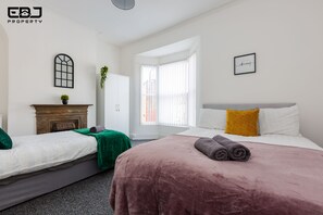 4 habitaciones, wifi y ropa de cama