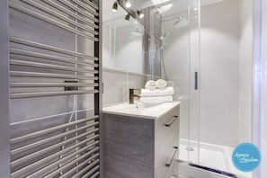 Hair dryer, towels