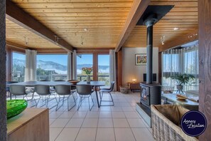 Dining - La Sauffaz- Villa with a pool. (Talloires-Montmin)