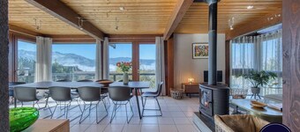 La Sauffaz- Villa with a pool.