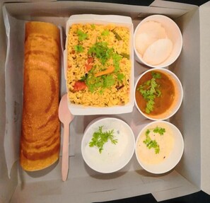 Daily buffet breakfast (INR 250 per person)
