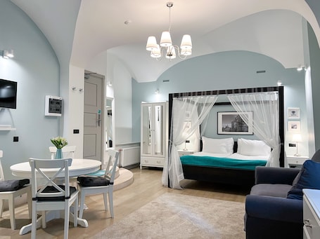 1 habitación, caja de seguridad en la habitación y cortinas blackout