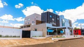 Fassade der Unterkunft