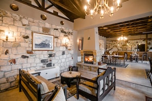 Sala de estar en el lobby