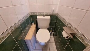 Duschwanne, Haartrockner, Toilettenpapier