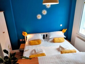 1 soverom, strykejern/-brett, wi-fi (inkludert) og sengetøy