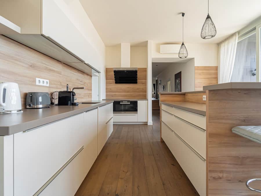 Luxury Penthouse | Private kitchen | Fridge, microwave, oven, stovetop