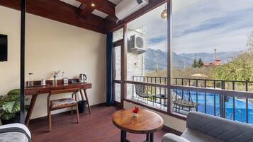 Superior Room, Balcony, Pool View | Balcony